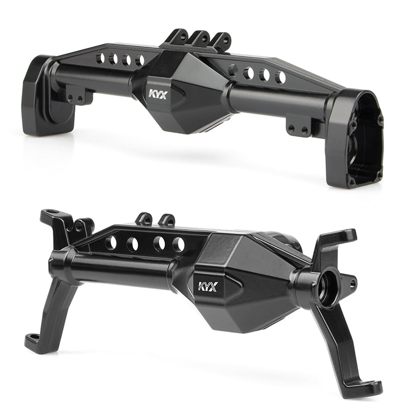 thumbnail image 2 of KYX Metal Front & Rear Axle Housing Set For Axial SCX10 III (AX103007) – 1/10 RC Crawler, Black 2 of 3
