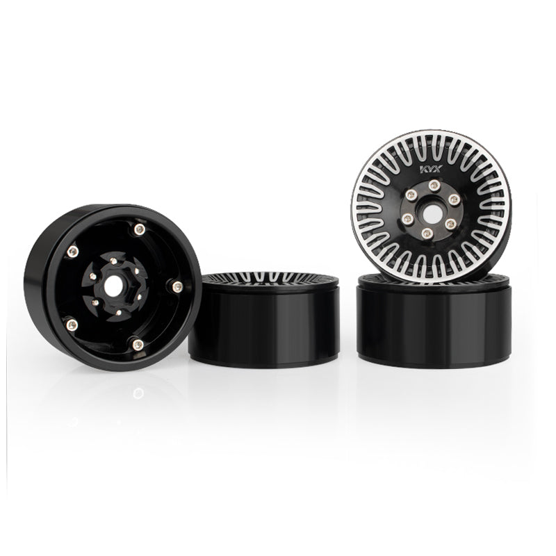 AXspeed 4 Stück Hex Wheel Hubs, 5mm Offset, Für 1:10 Axial Capra SCX10 III AXI03007 RC Crawler – Messing