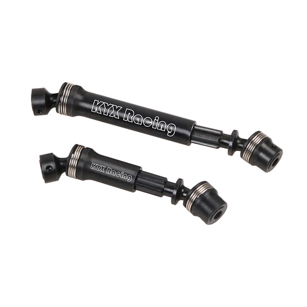 KYX Hard steel Upgrade Front Rear Drive Shaft 2PCS for Traxxas TRX-4M Chevrolet 1/18 RC Crawler Modified Car Spare Parts