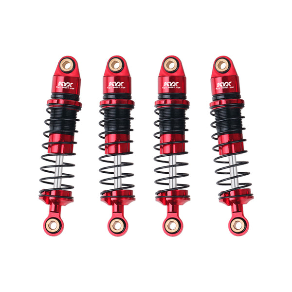 KYX Metal Oil pressure Shock Absorber 4PCS for 1/18 RC Crawler TRAXXAS TRX-4M Landrover Bronco DIY Modified Car Upgrade Parts