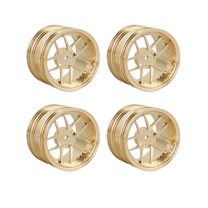 KYX hexagonal wheel 54mm*35mm Beadlock Rim Wheel for toy model car ...