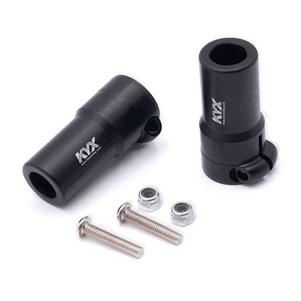 KYX New upgrade Metal Rear Axle end cones and bearings for Axial SCX10ll 90046