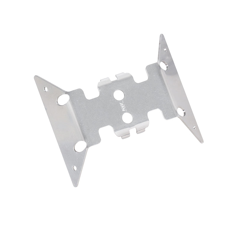 KYX 1/24 Stainless Steel Center Skid Plate Guard for Axial AX24 Silver