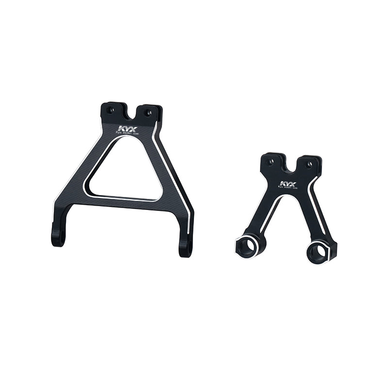KYX 1/24 Aluminum Front Rear Body Mount Bracket for Axial AX24 Black