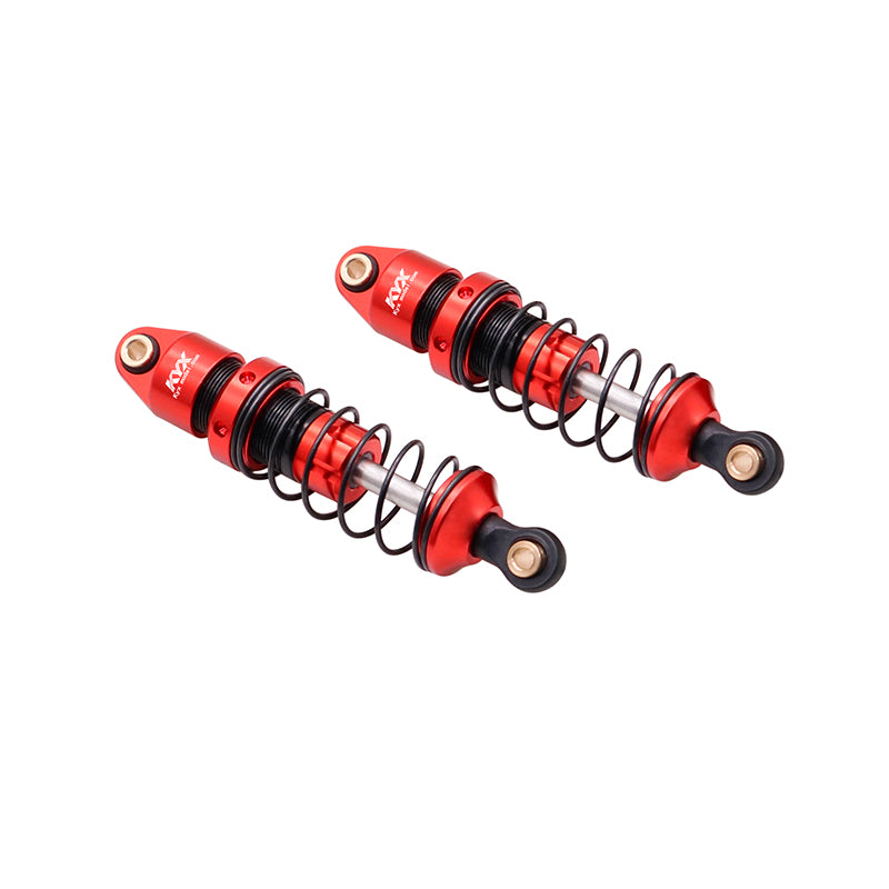 KYX 1/6 Scale Axial SCX6 HD Aluminum Front Rear Bumper w/ Led Red Shackle   Specification: Application: Axial SCX6 Material: Aluminum    You will receive: 1 SET Rear Bumper 1 SET Front Bumper