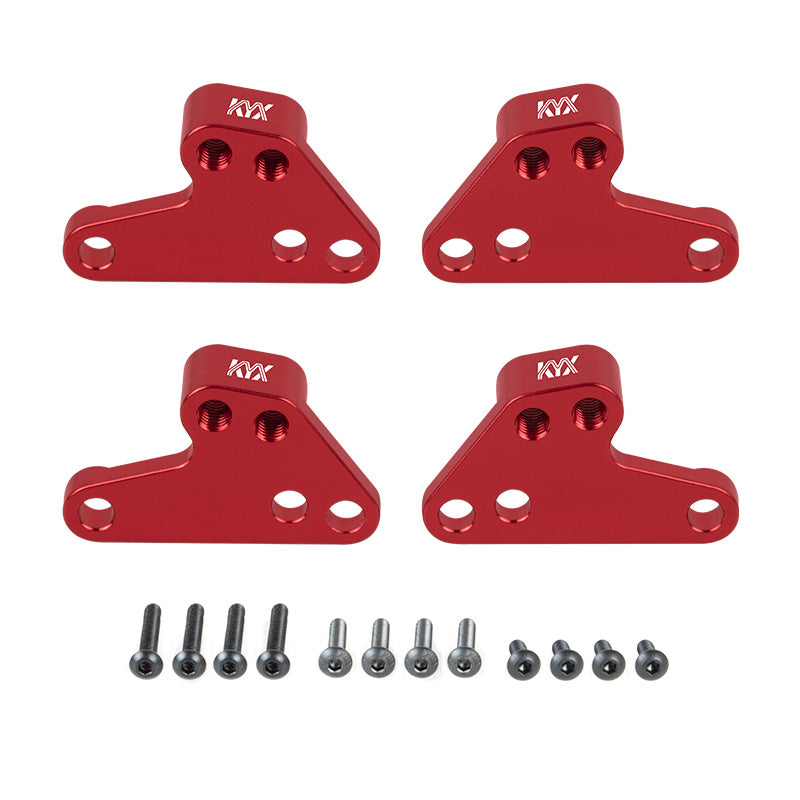 KYX 4PCS Front Rear Lower Shock Tower Plate for Traxxas 1/10 Maxx Wide