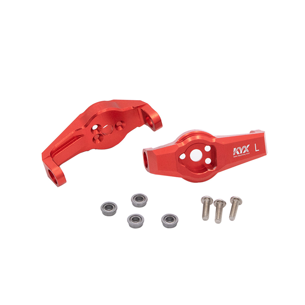 KYX CNC Machined C Hub Carriers for Traxxas TRX-4 Red
