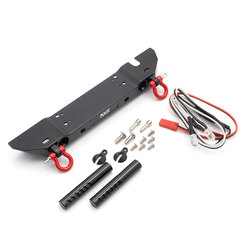 KYX Alloy Front Bumper w/Led for Axial SCX10