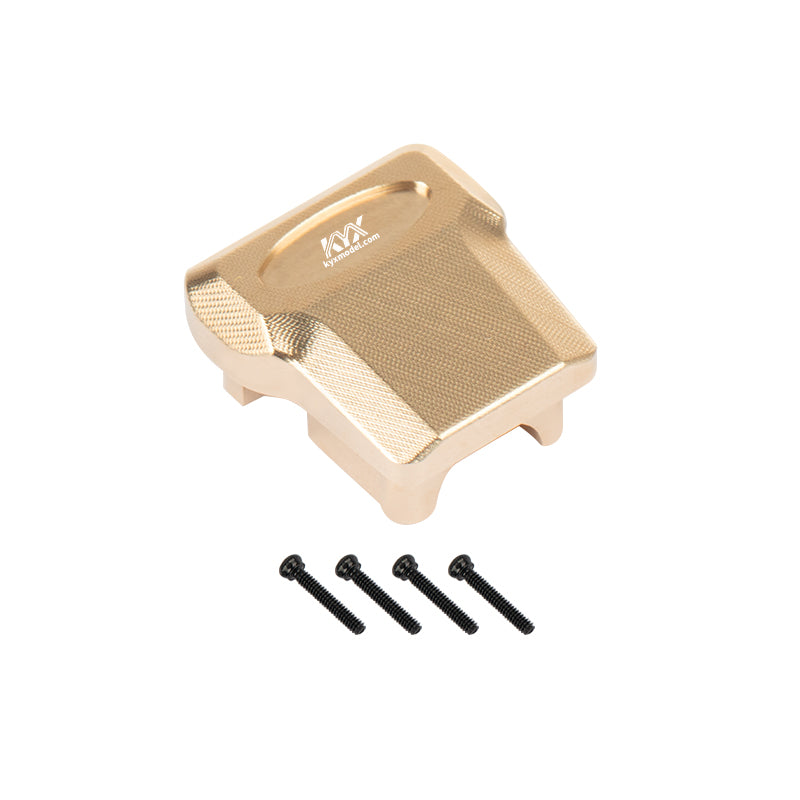 KYX 1/18 Brass Axle Pumpkin Diff Cover for Traxxas TRX-4M Defender 14g