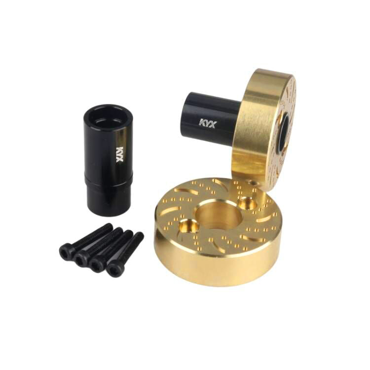 KYX Axial RBX10 RYFT Aluminum Rear Lock Out w/ Brass Counter Weight 102g