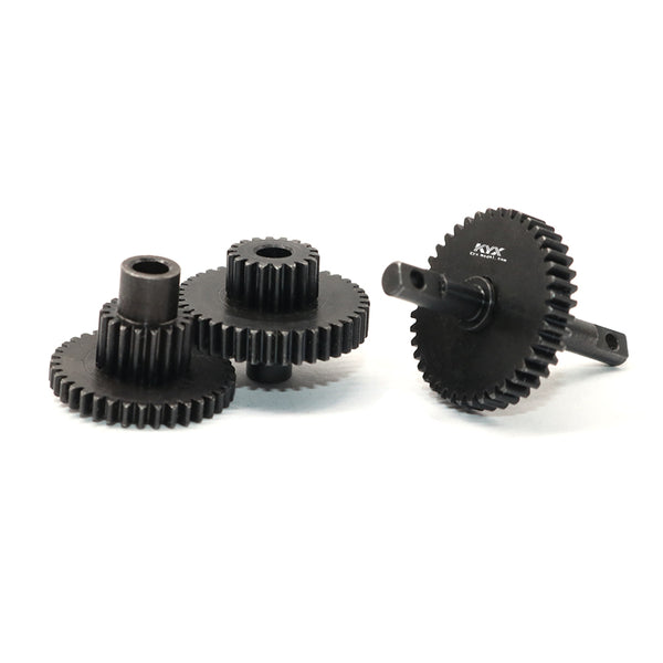 KYX 1/18 Hardened Steel Transmission Gearbox Gears for TRX-4M Defender