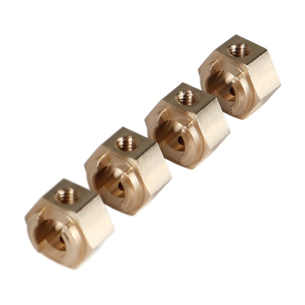 KYX Axial RBX10 RYFT Brass Hex Wheel Hex Adapter Set 4.7g/PCS 4/SET