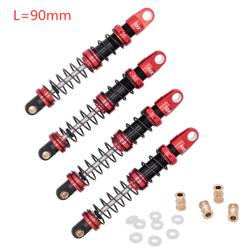 KYX RC Crawler CNC Machined Dual Spring 90MM Shock for Axial SCX10 II