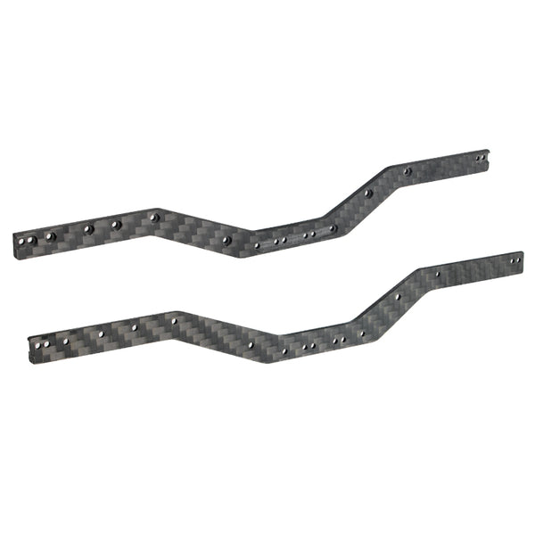 KYX Axial SCX24 Deadbolt C10 JLU Betty Carbon Fiber Frame Rail set