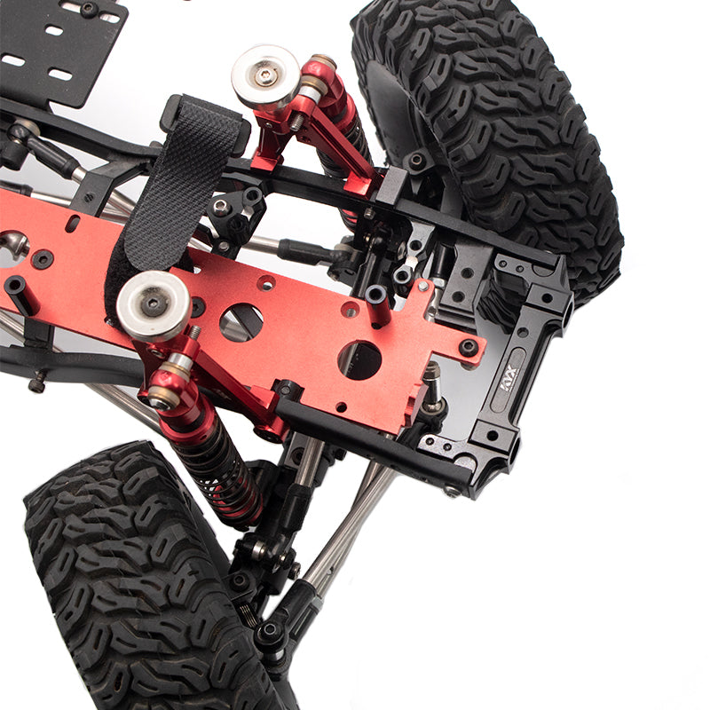 KYX CNC Front & Rear Frame Rail Bracket Bumper Mount for Axial SCX10 I ...