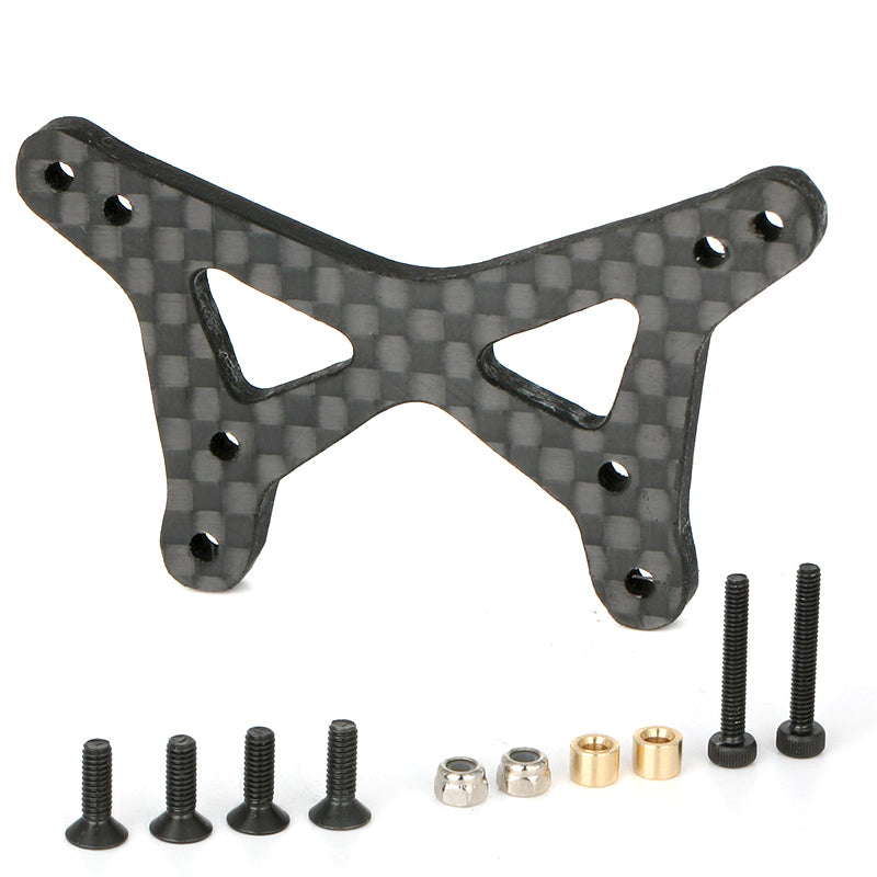 KYX Losi 1/18 Mini-T Truck Front Carbon Fiber Shock Tower Mount Wing Stay