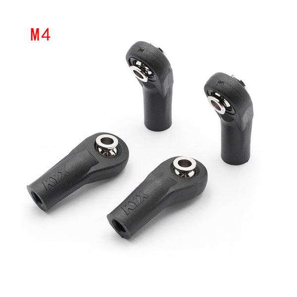 KYX RC Hardened Nylon 3.5mm Hole Rod End Linkage Rod End Strainght Ball End