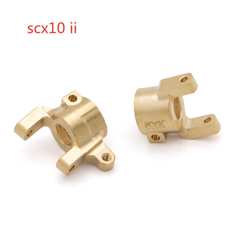 KYX Heavy Axle Weight Brass C Hub Carrier Weight for Axial SCX10 II