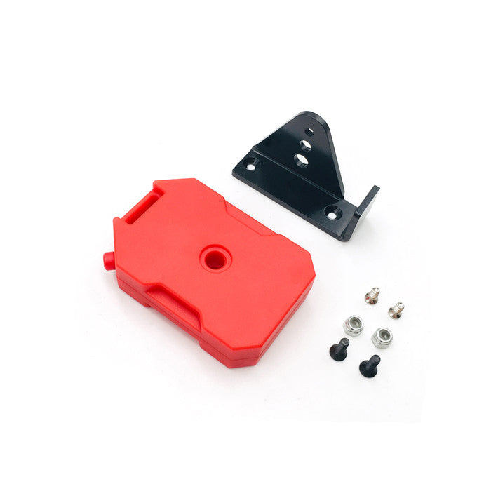 KYX RC Car Body Decoration Mini Tank Jerry Can for SCX10 II TRX-4(Red)