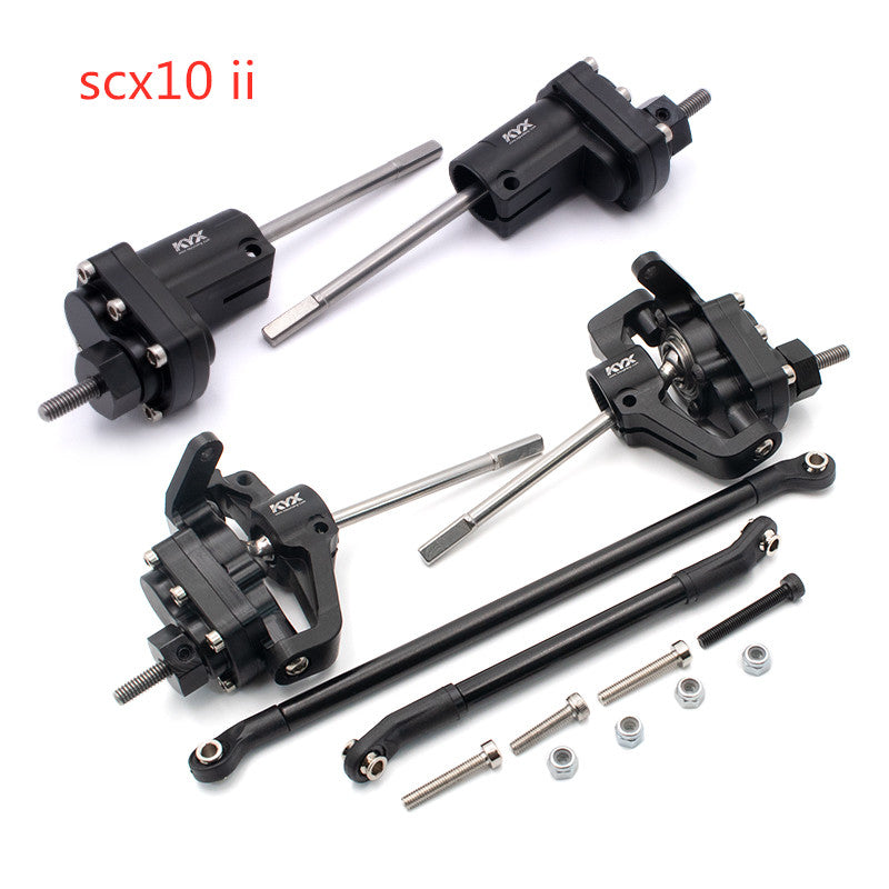 KYX Metal High Lift Portal Axle Upgrades Conversion Kit for Axial SCX10 II