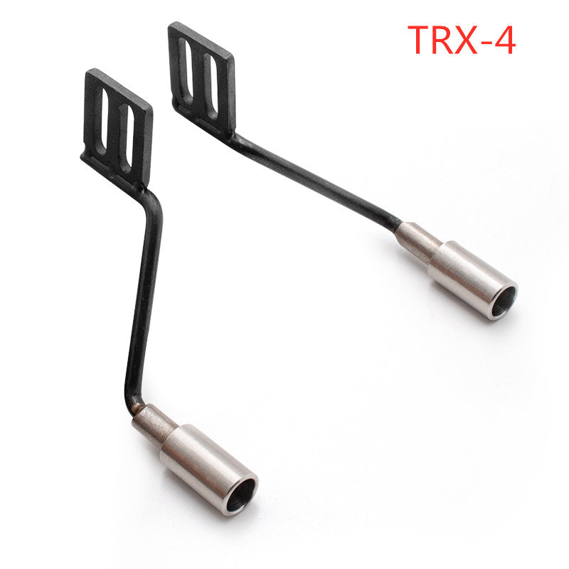 KYX Body Part Metal Scale Rear Tail Dual Exhaust Pipes for RC Car TRX-4 Defender