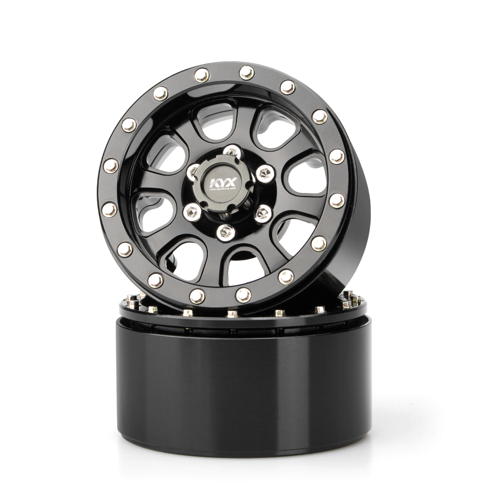 KYX 10 Spoke 1.9 Beadlock Rim Wheel set for RC4WD Axial SCX10 II TRX-4 SCX10 D90