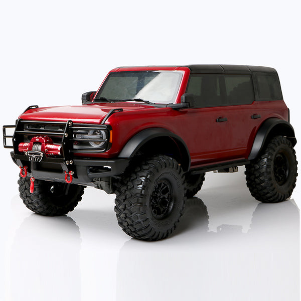 KYX 1/10 RC Crawler Metal Front Bumper for 2021 Ford Bronco TRX-4