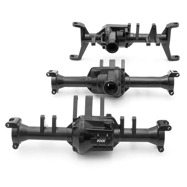 KYX Meter Font & Rear &Center Axle Housing Case set for Mercedes-Benz 6×6 TRX-6