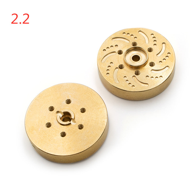 KYX 1/10 RC Car 2.2 Brass Wheel Weight with 12mm Hex(73g Each)