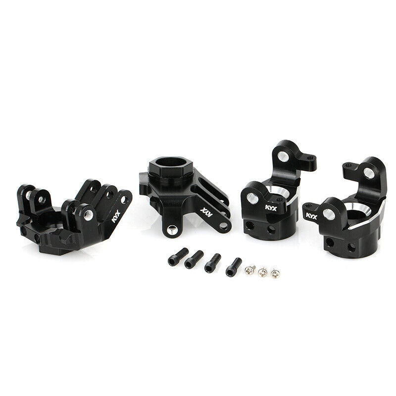 KYX Axial RBX10 RYFT Aluminum Front Steering Knuckle and C Hub Caster Block set