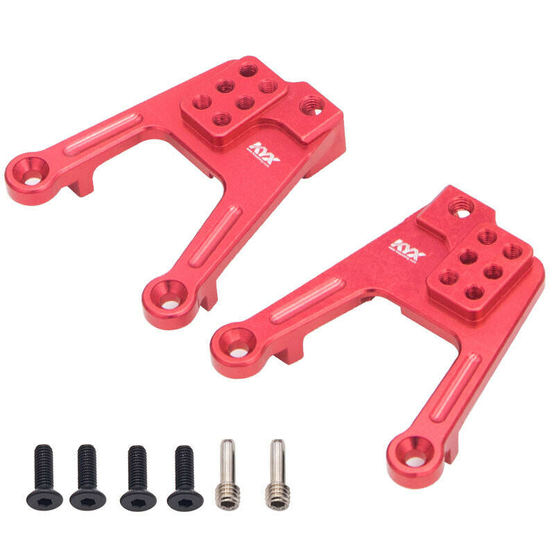 KYX Alloy Adjustable Rear Shock Plate Shock Hoop for Axial SCX10 II 90046 Red