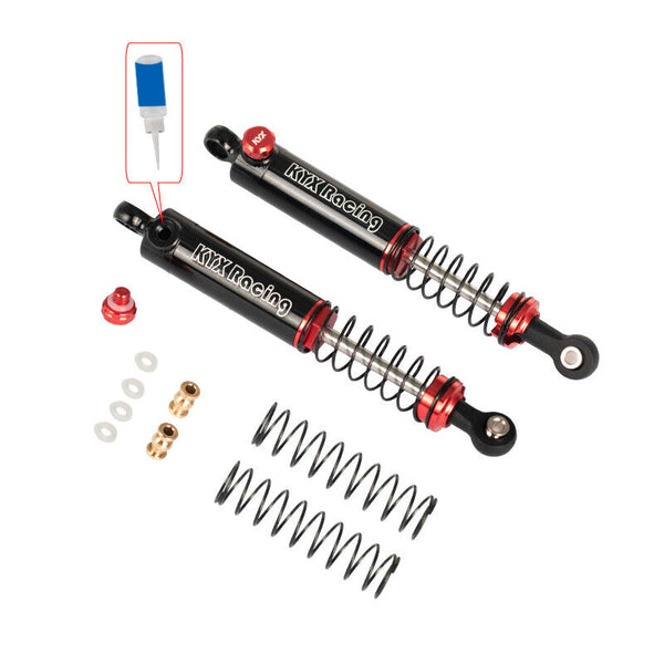 KYX 2pcs 98mm Suspension Shock Absorbor for 1/10 RC Car Axial SCX10 ii SCX10 III