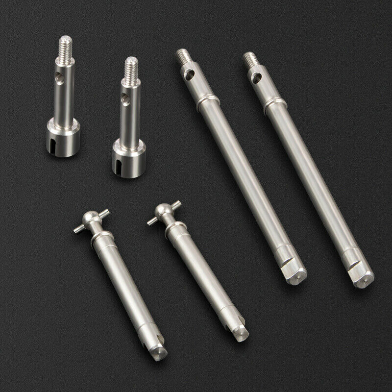 KYX Axial SCX24 Stainless Steel Front Rear CVD Joint Rear Drive Shaft Drive Stub