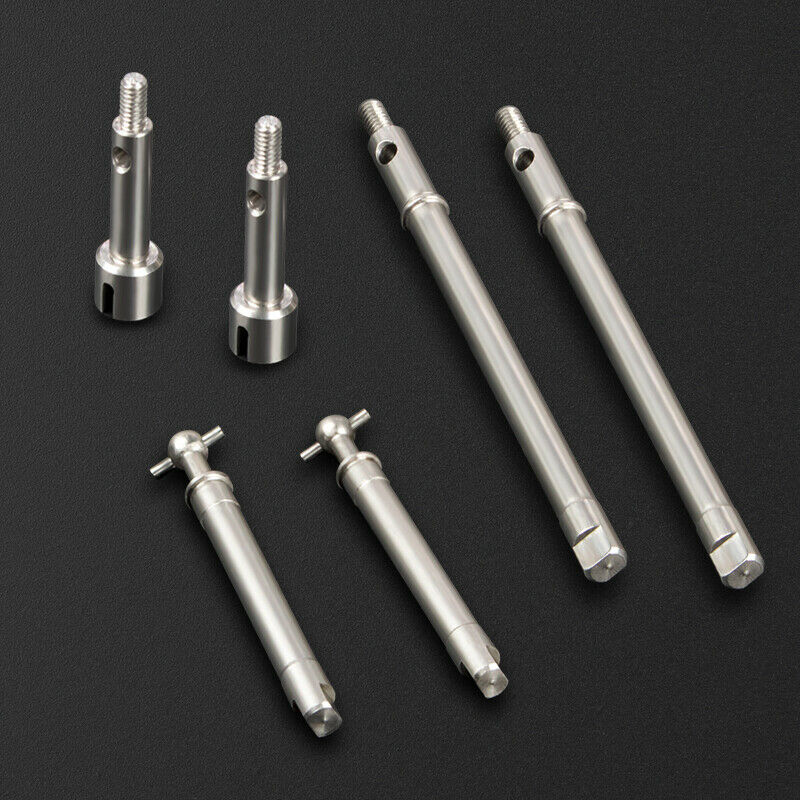 KYX Axial SCX24 Stainless Steel Front Rear CVD Joint Rear Drive Shaft ...