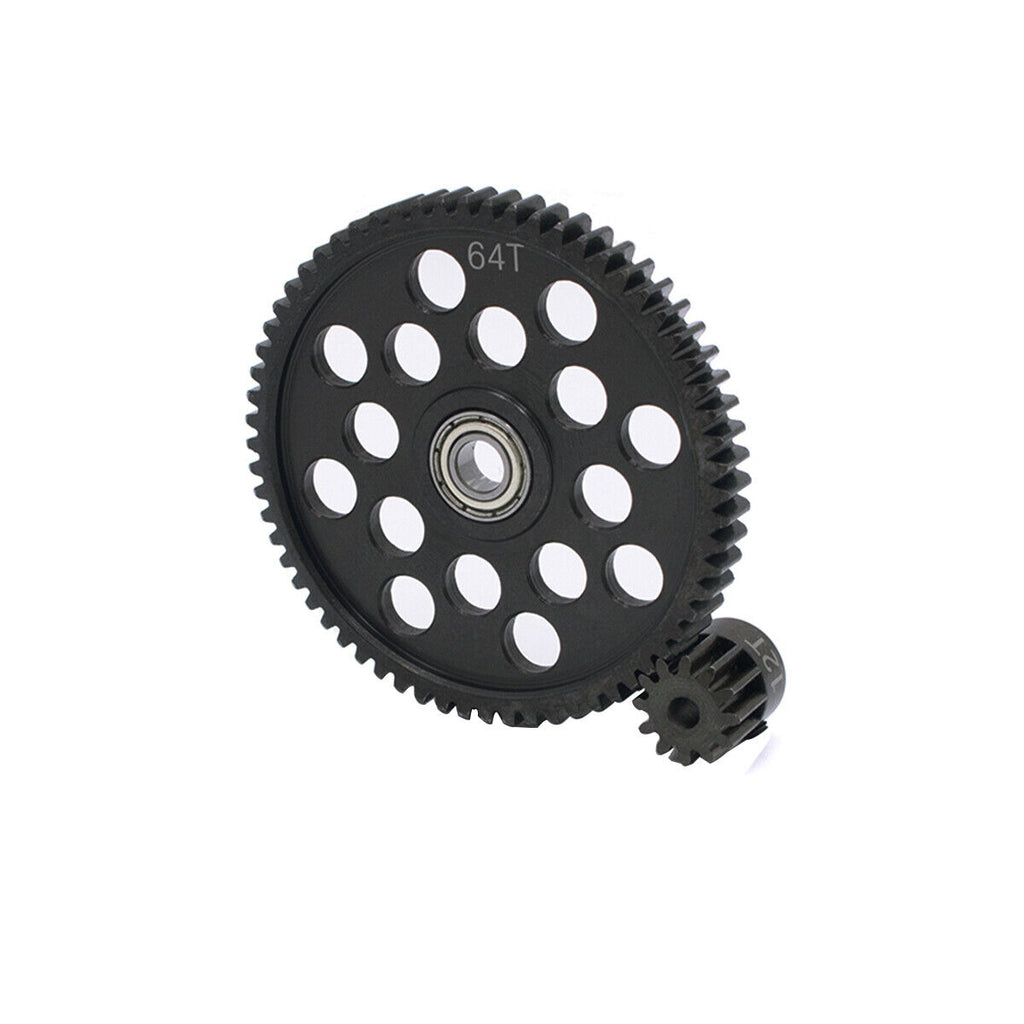 KYX Axial RR10 Bomber 90048 Hardened Steel 64T Spur Gear w/ 12T Pinion Gear