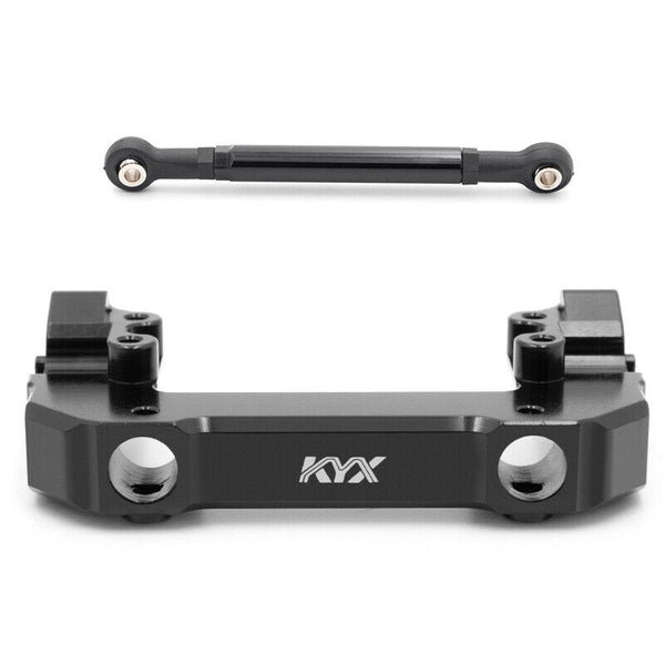 KYX SCX10 III Linkage Bumper Bracket Brace w/ Front Mounted Servo Mount Kit