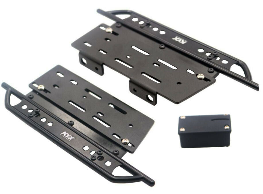 KYX 1/10 RC Car Metal Side Step Running Board for Axial SCX10 II