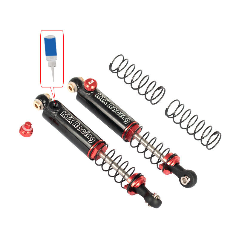 KYX 2pcs 90mm Suspension Shock Absorbor for 1/10 RC Car Axial SCX10 ii TRX-4