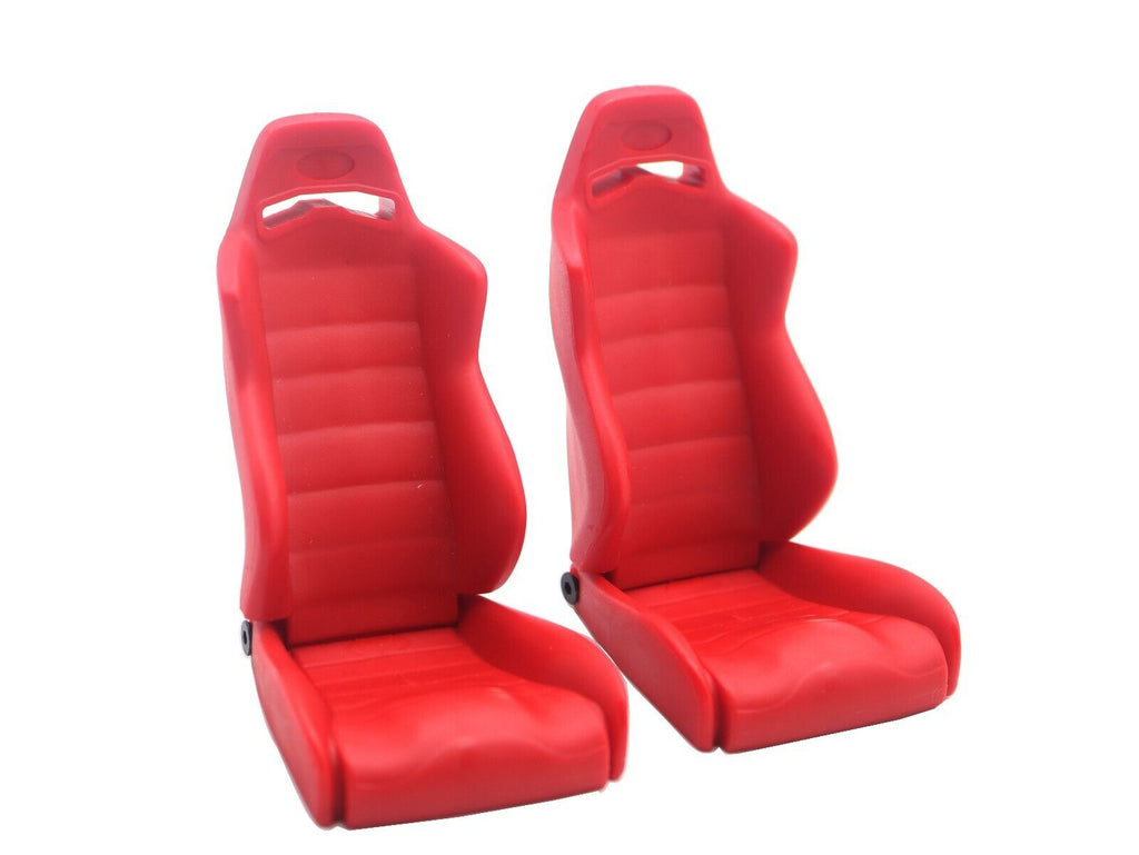 KYX RC Crawler Car Nylon Racing Seat for 1/10 Axial Wraith (Red)