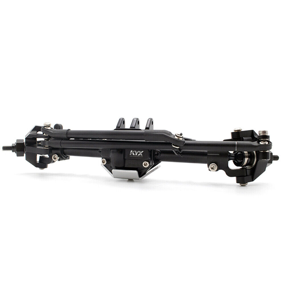 KYX PVD Coating Front Axle set Black for Stock Axial SCX10 II 90046 90047