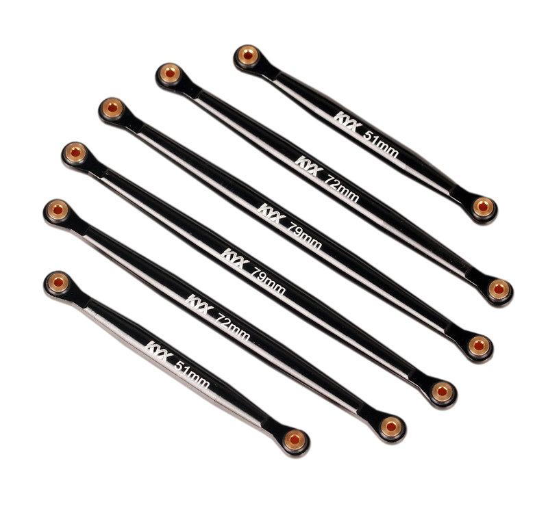 Nuovo Set Assiale Temprato CVD SCX24 90081 Asse Albero Motore Anteriore - Foto 2